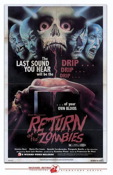 Return of the Zombies 11x17 Print