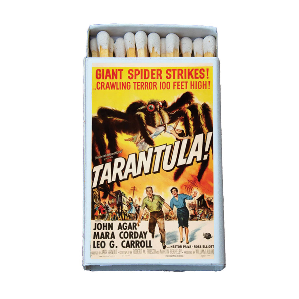 Tarantula Classic Movie Thriller Matchbox • Candle Acc • Matches