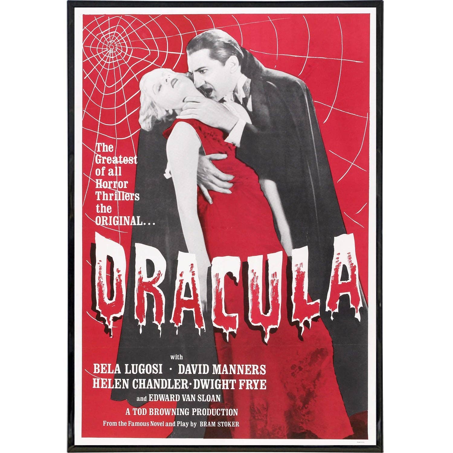 Dracula Bela Lugosi Film Print: Print Only