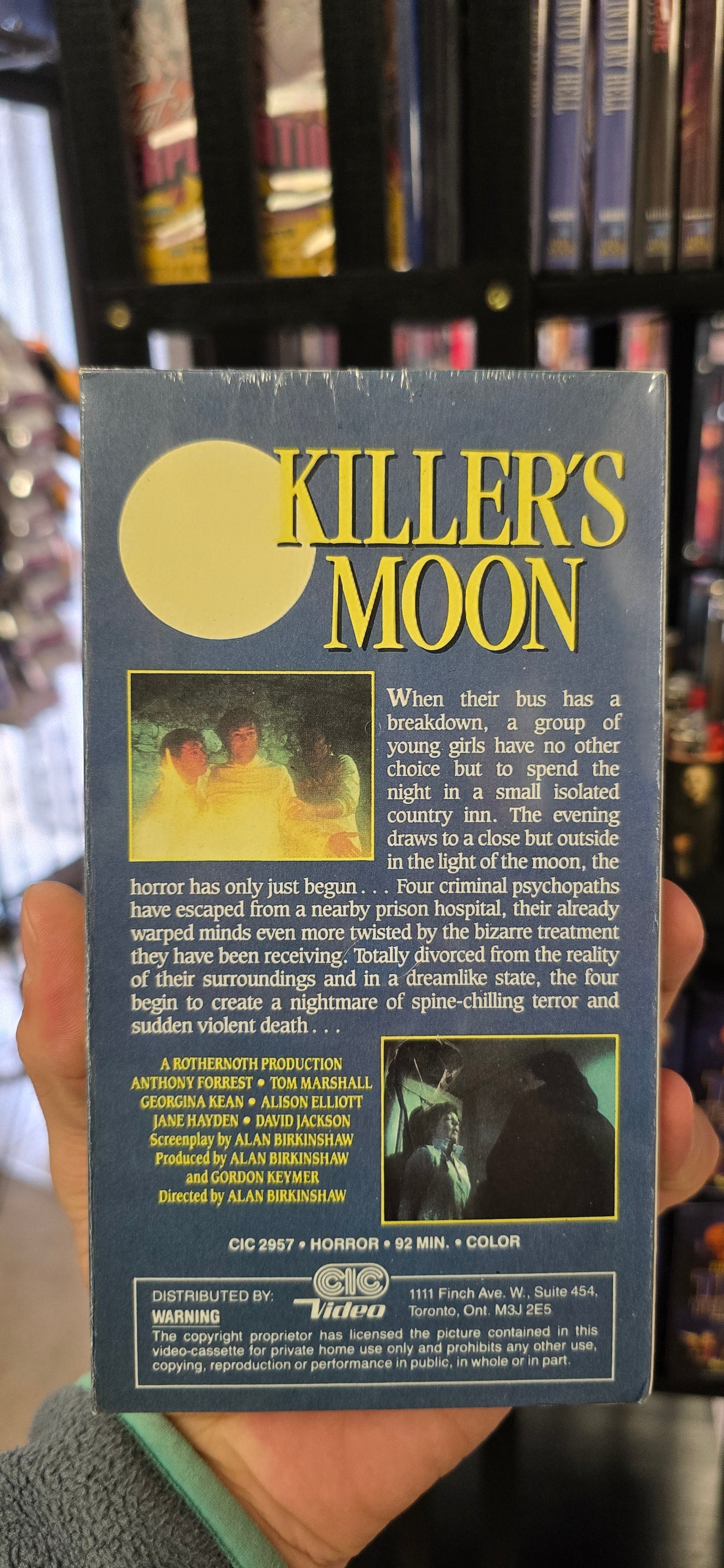 Killer's Moon Sealed VHS Boot