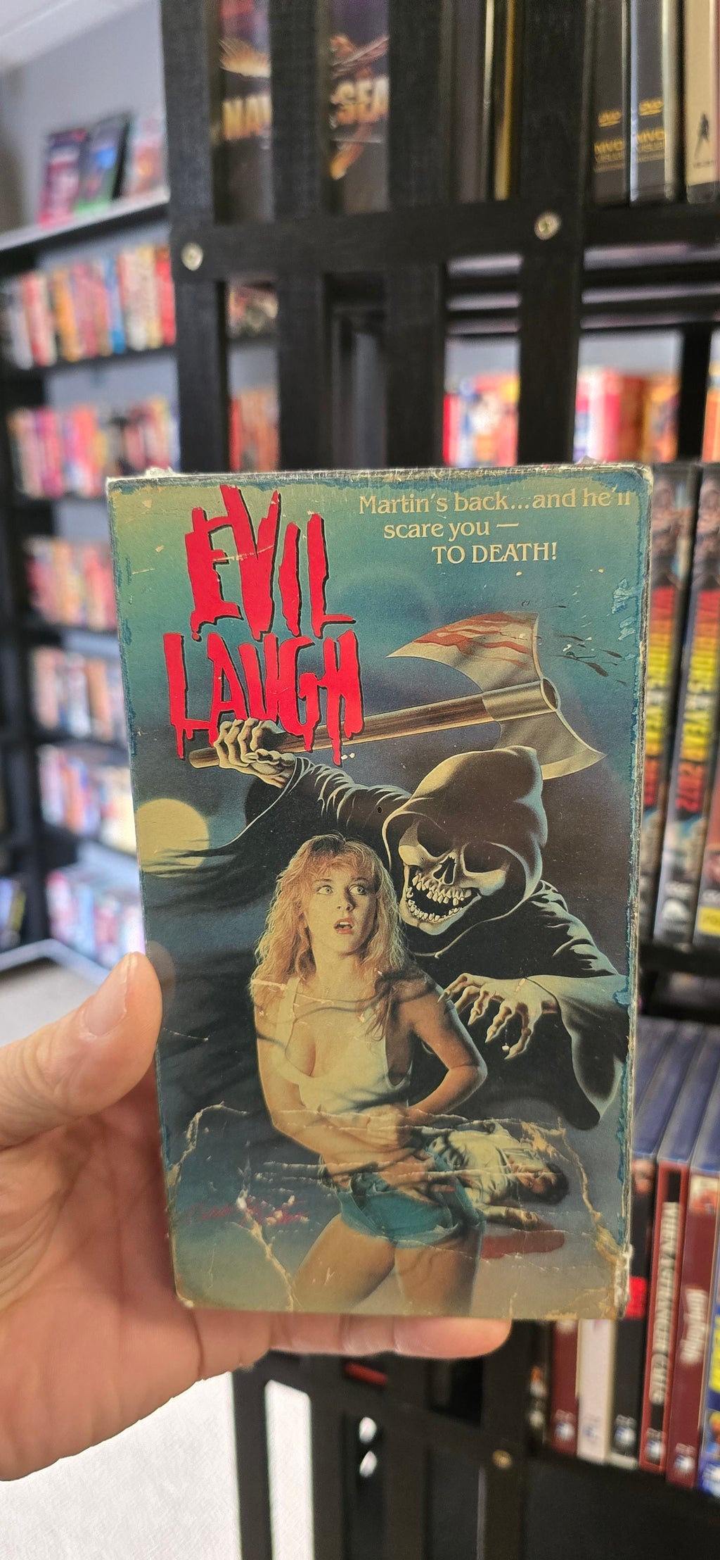 Evil Laugh Sealed VHS Boot