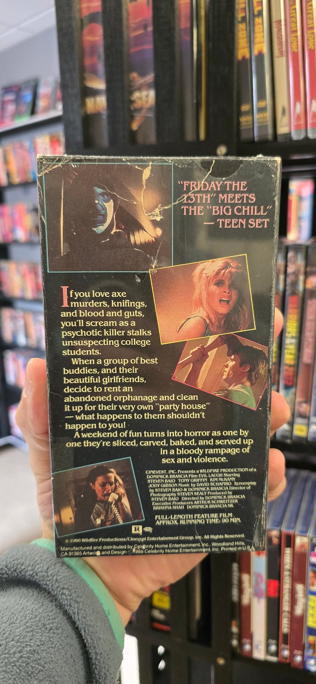 Evil Laugh Sealed VHS Boot