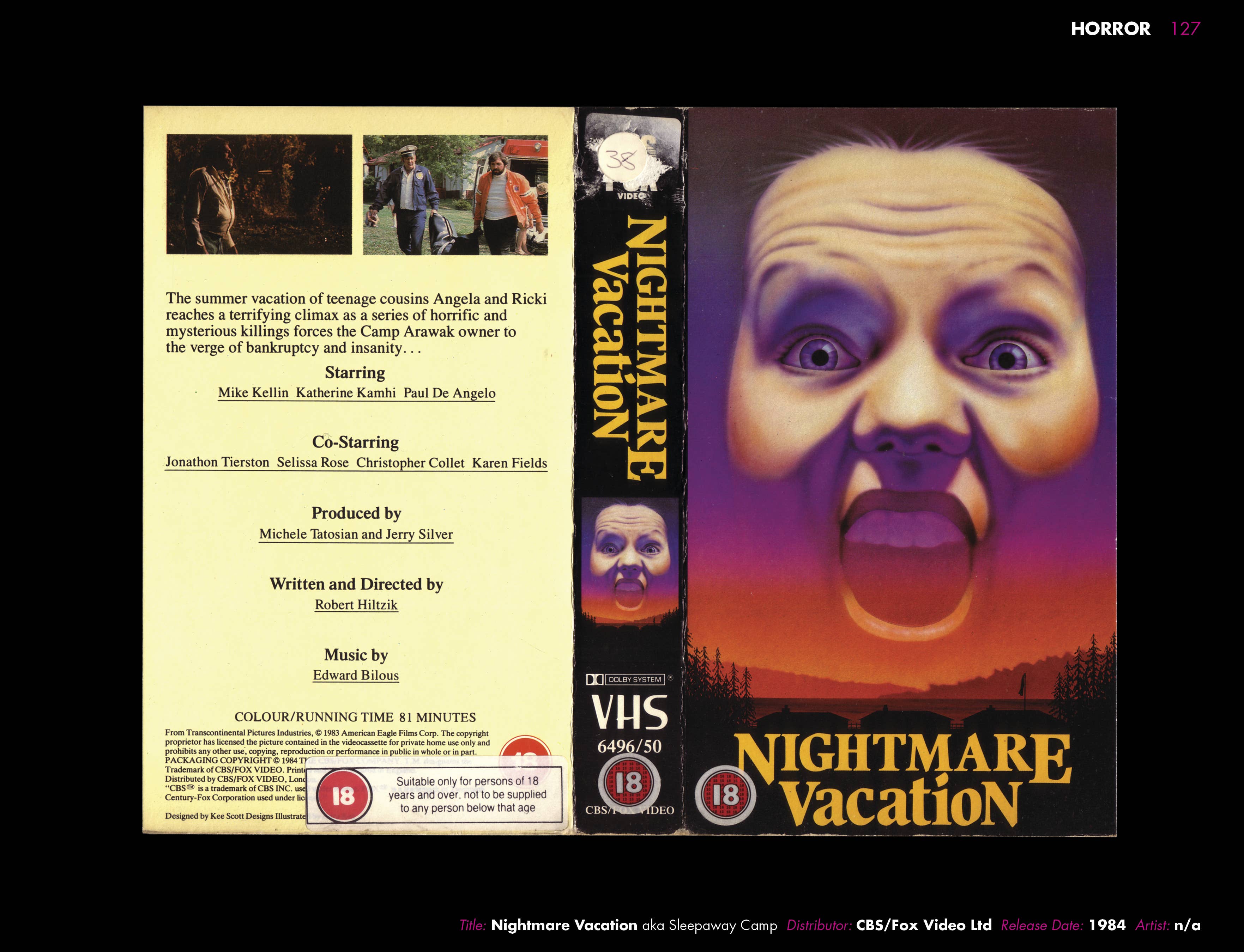 VHS: Video Cover Art: 1980s to Early 1990s