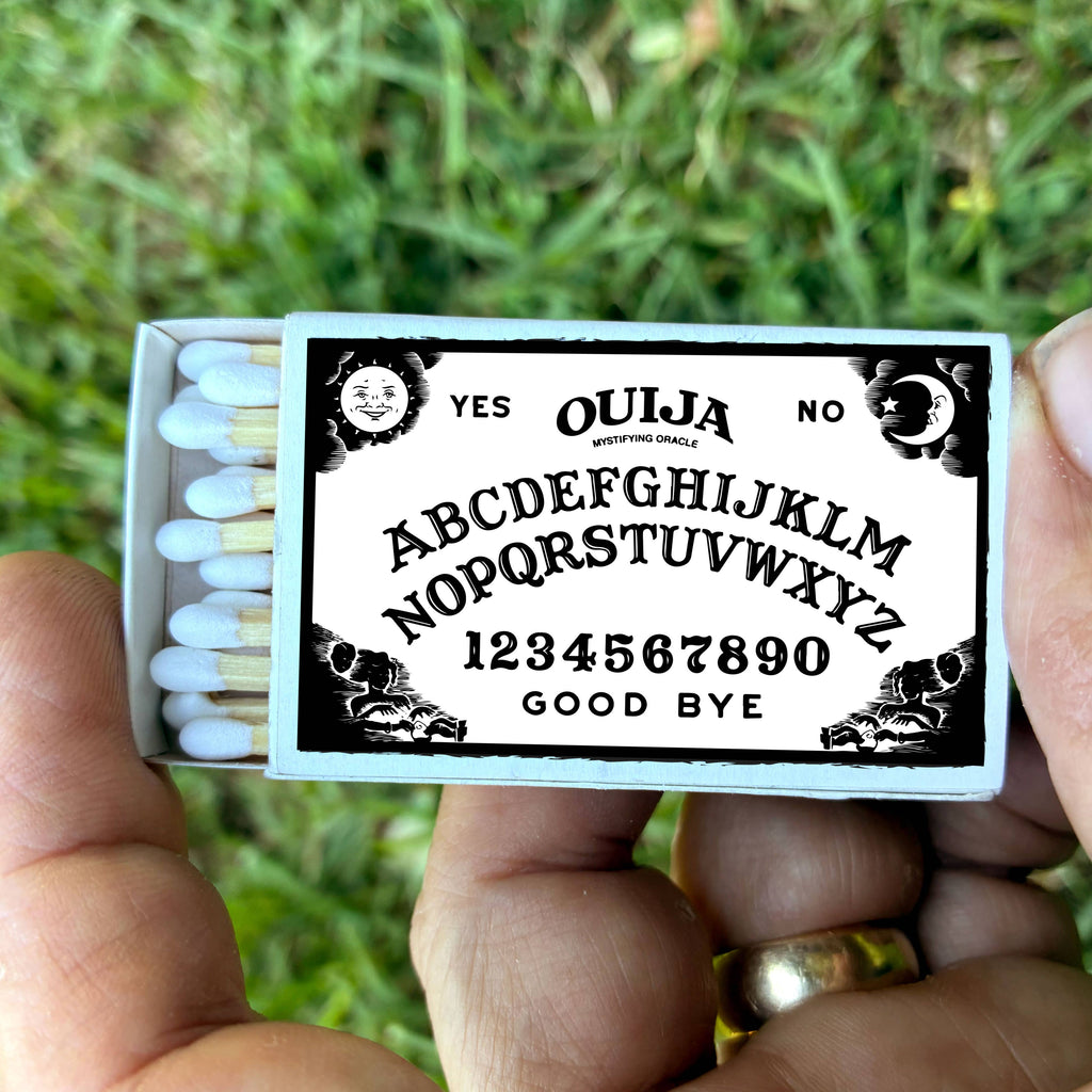Matches • Ouija Board Matchboxes • Candle Accessory