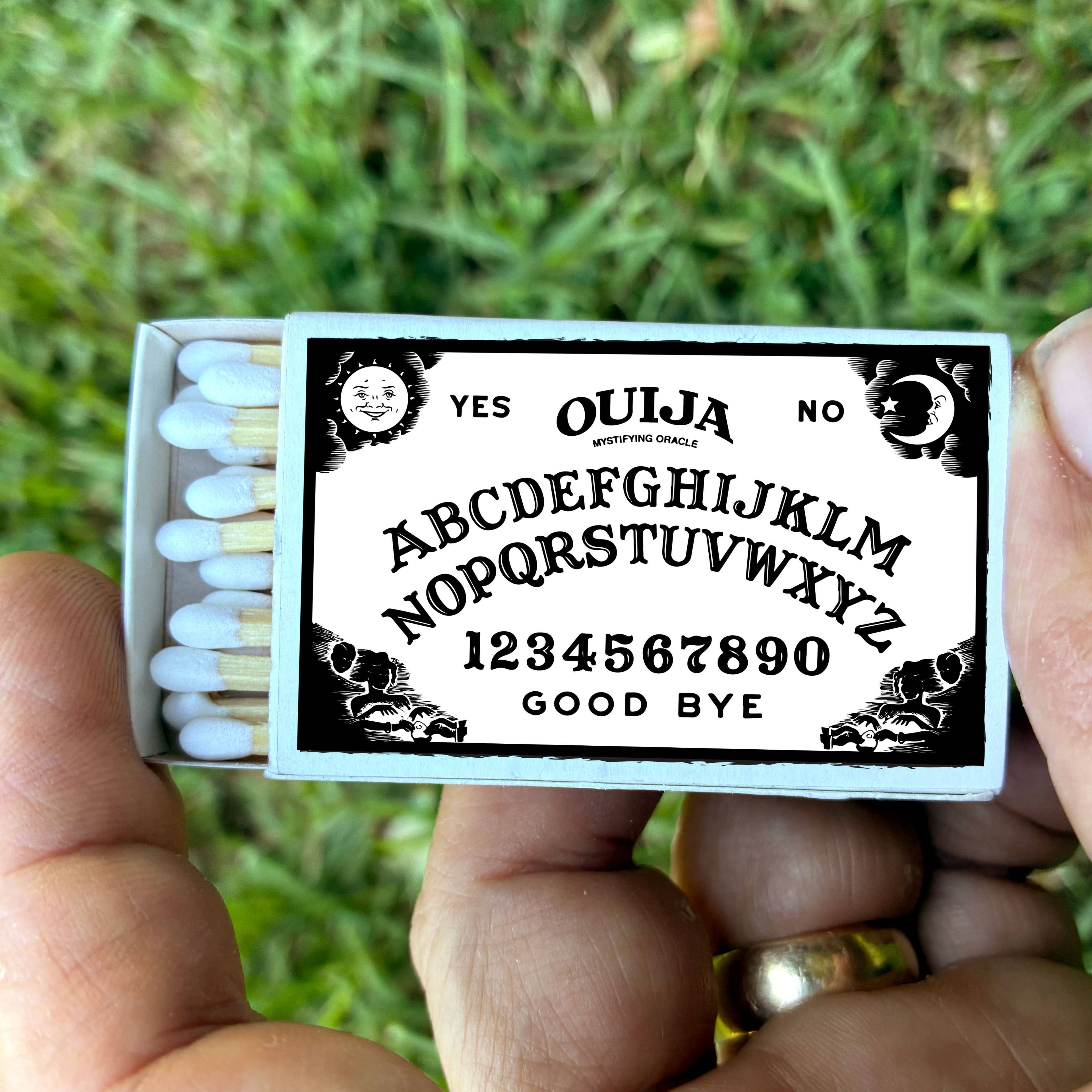 Matches • Ouija Board Matchboxes • Candle Accessory