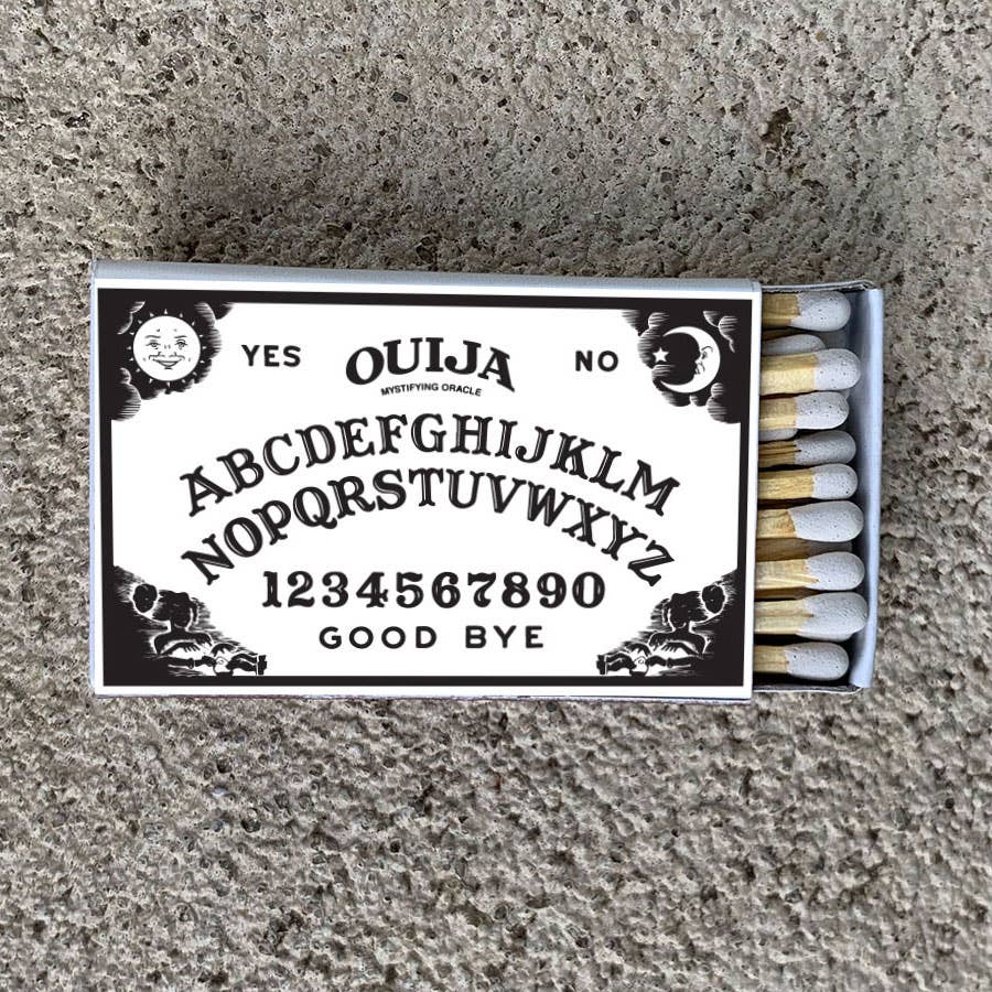 Matches • Ouija Board Matchboxes • Candle Accessory