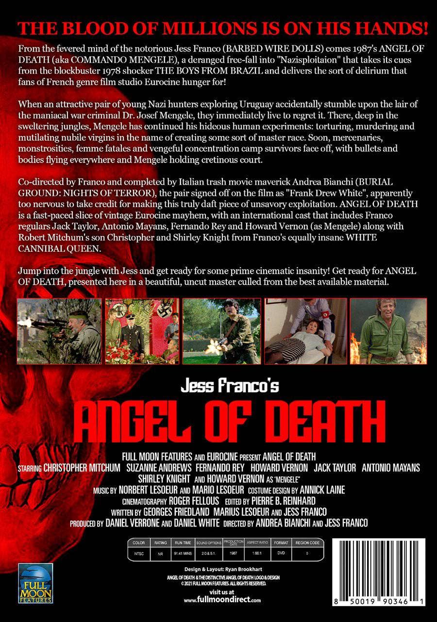 Jess Franco's Angel of Death DVD