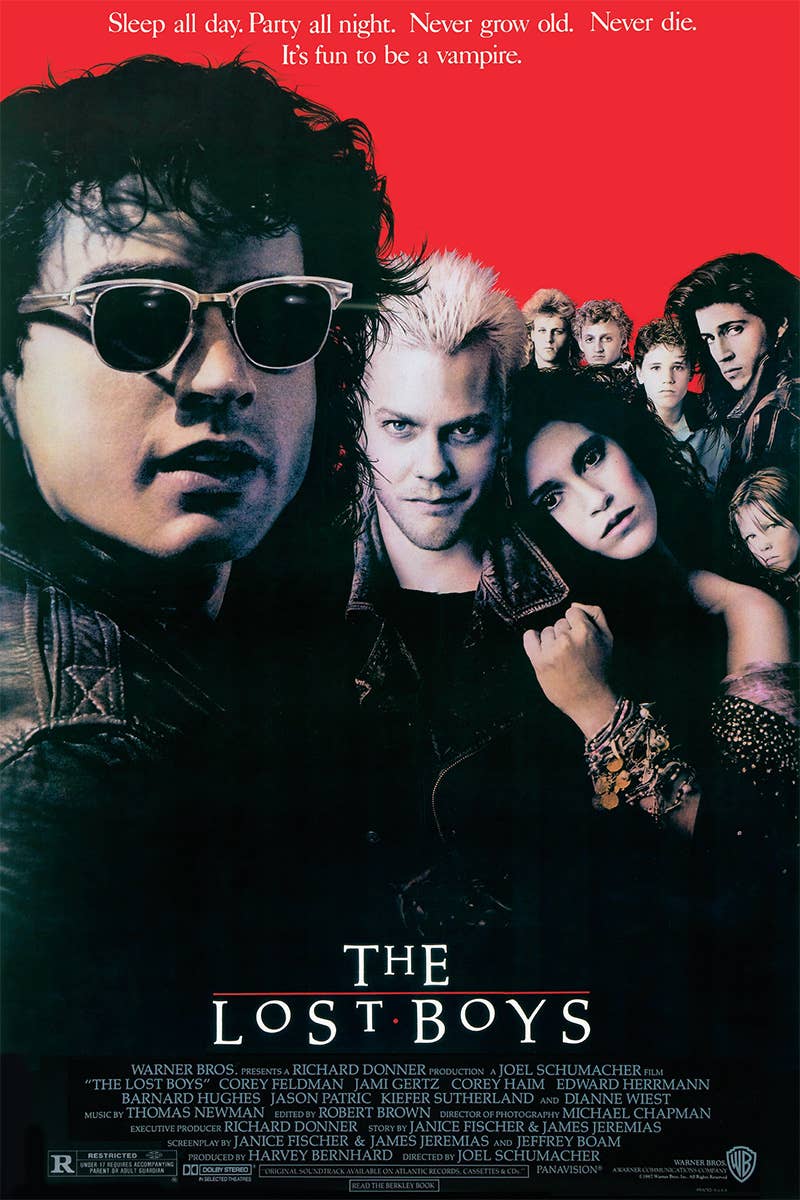 Lost Boys 24X36: Indivifually Rolled & Labeled