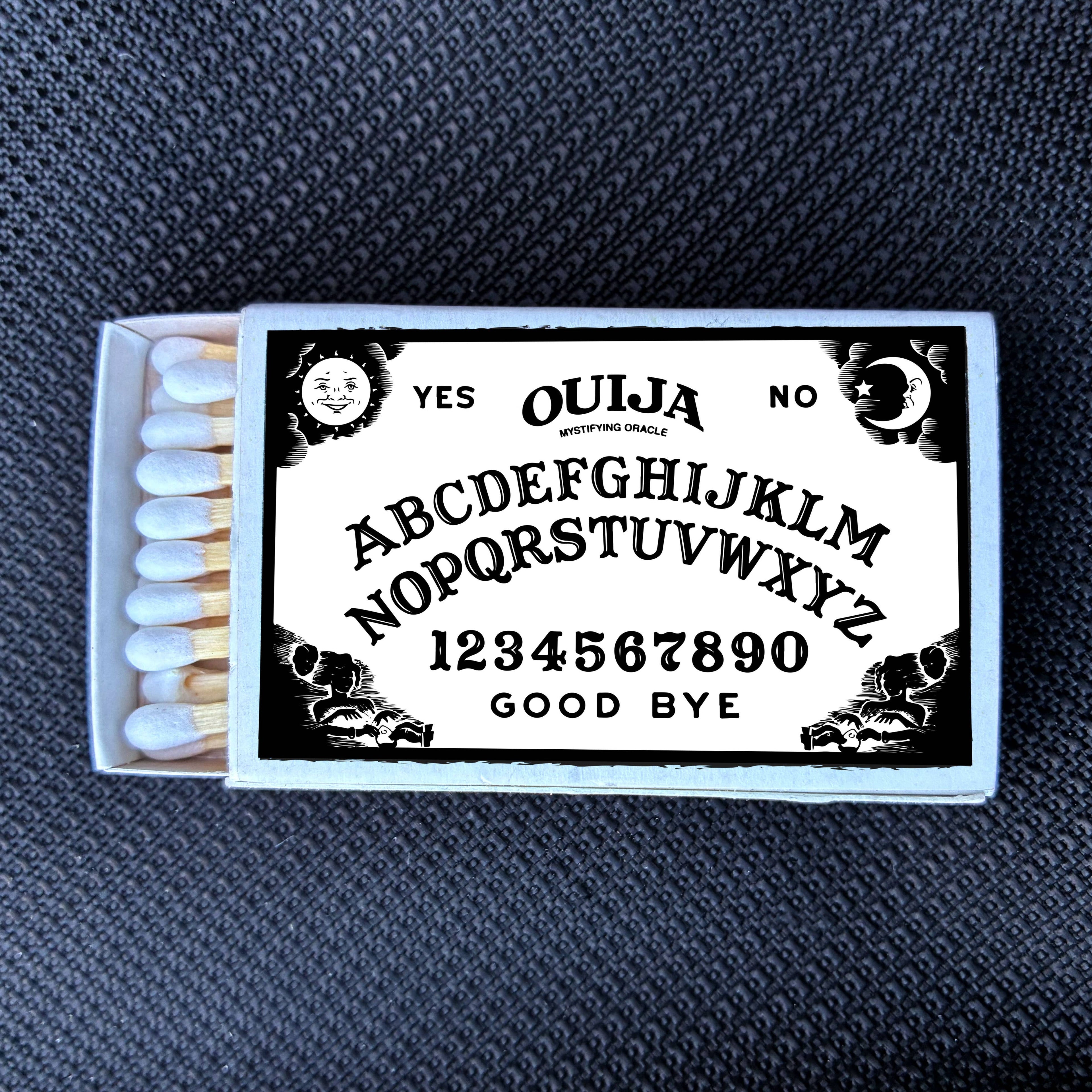 Matches • Ouija Board Matchboxes • Candle Accessory