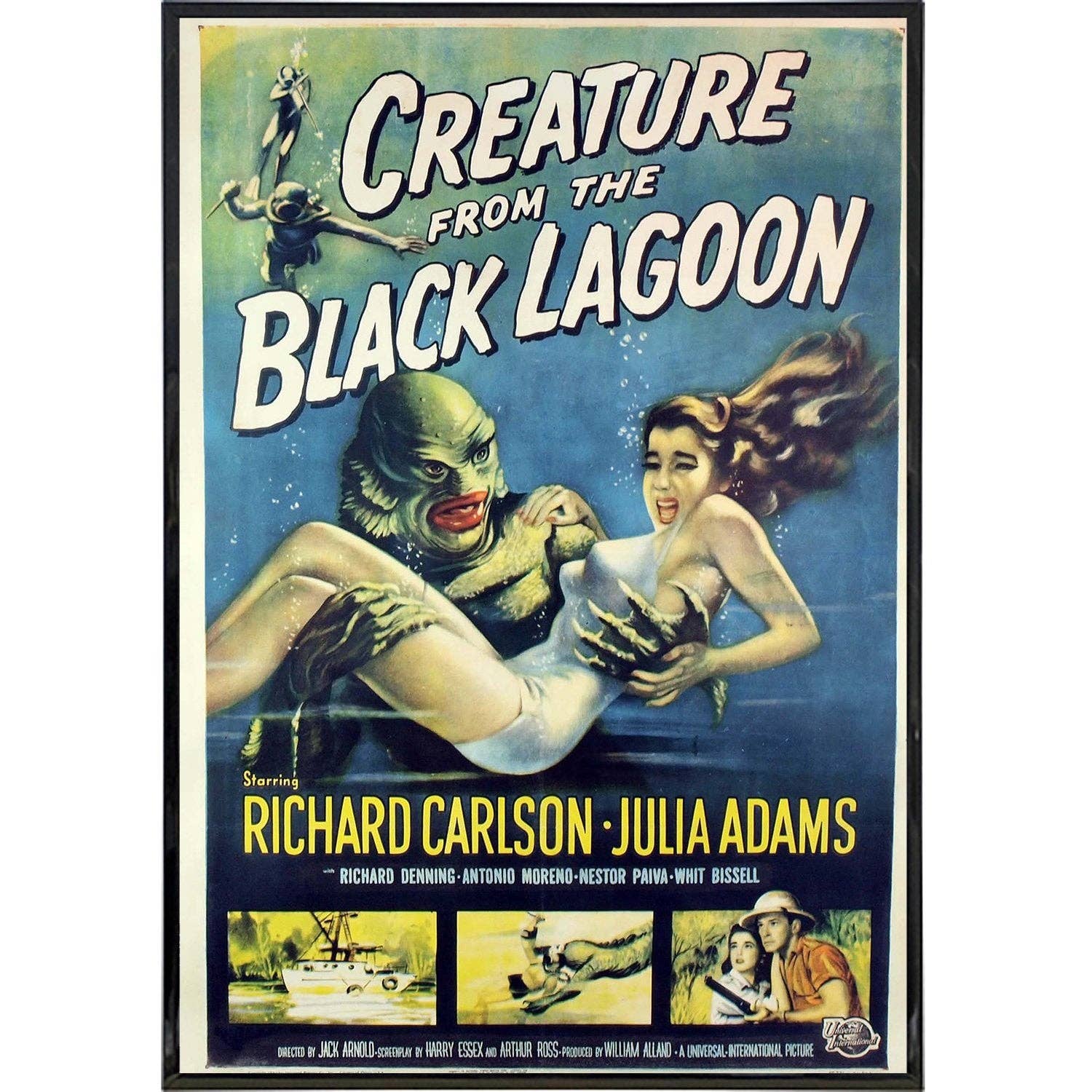 Creature from the Black Lagoon Film Poster Print: Print Only