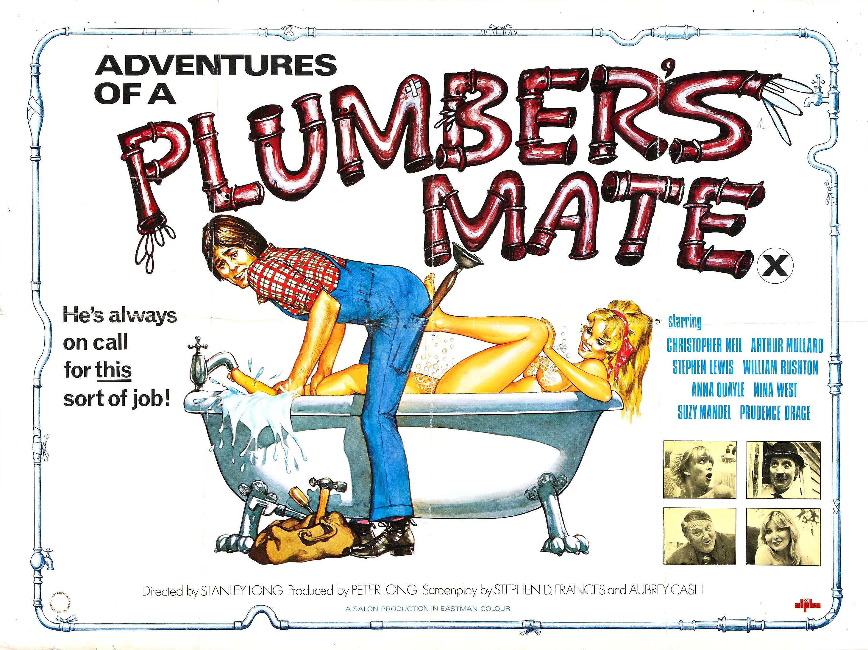 Adventures of a Plumbers Mate Reproduction 11" x 17" Poster