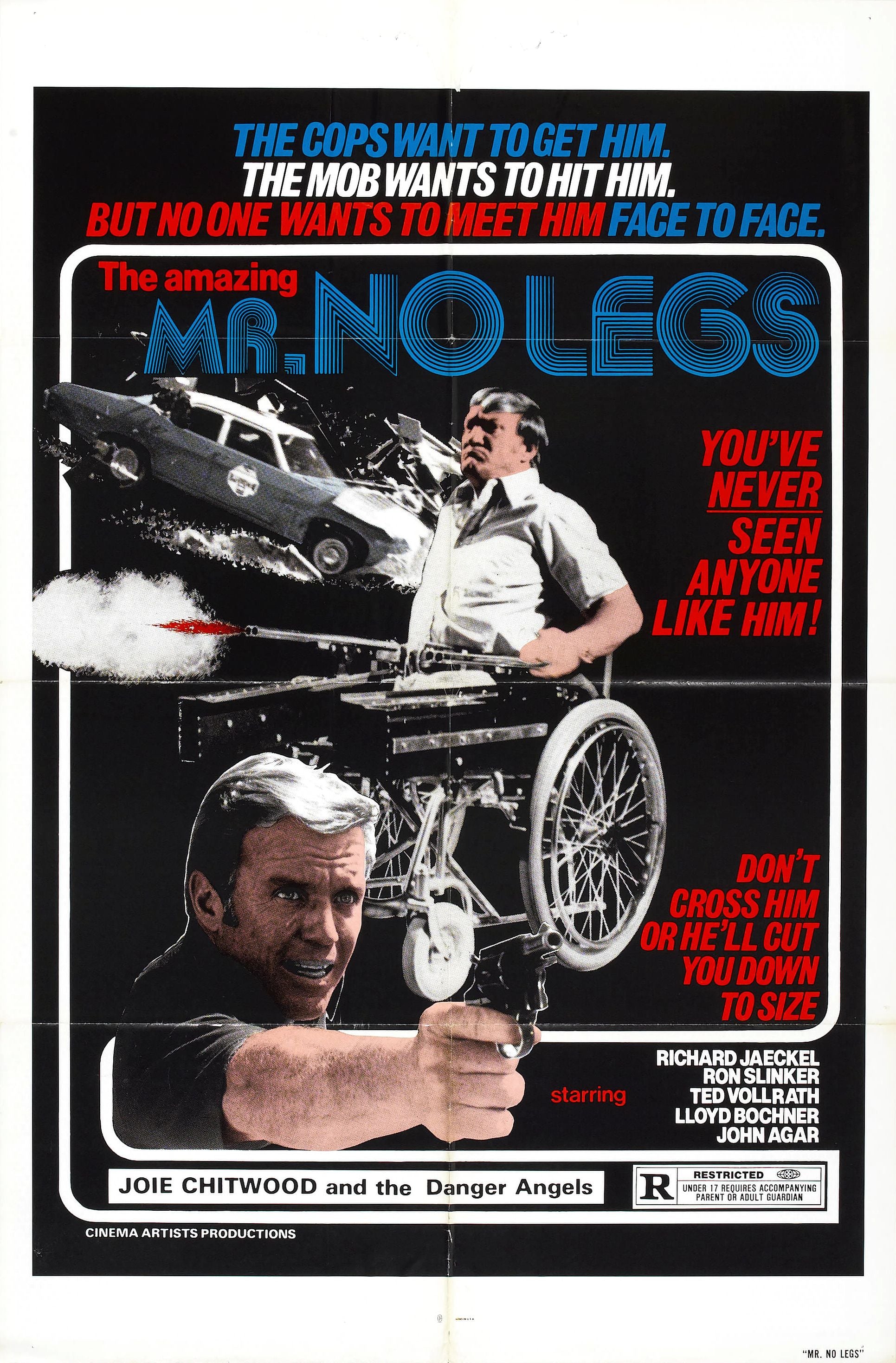 The Amazing Mr. No Legs Reproduction 11" x 17" Poster