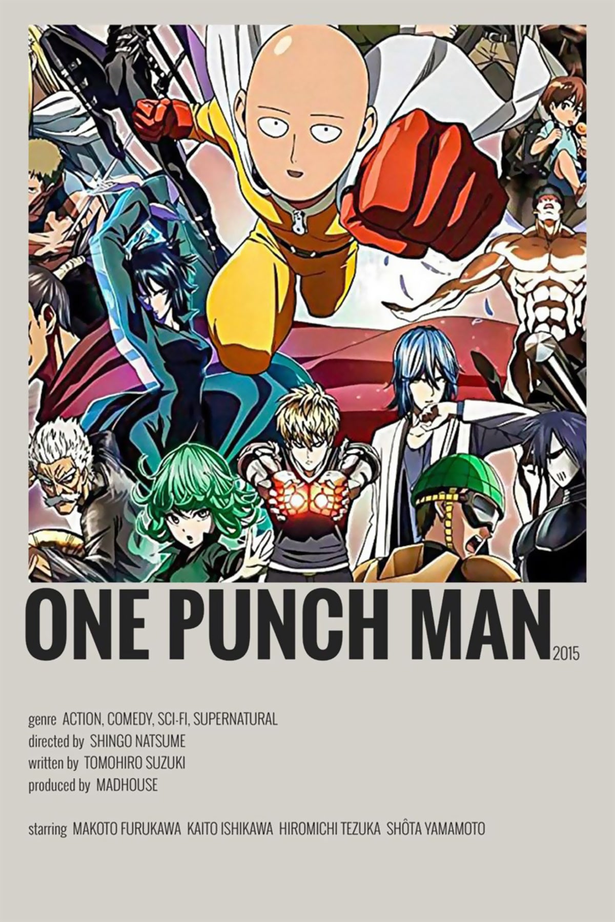 One Punch Man 11" x 17" Poster
