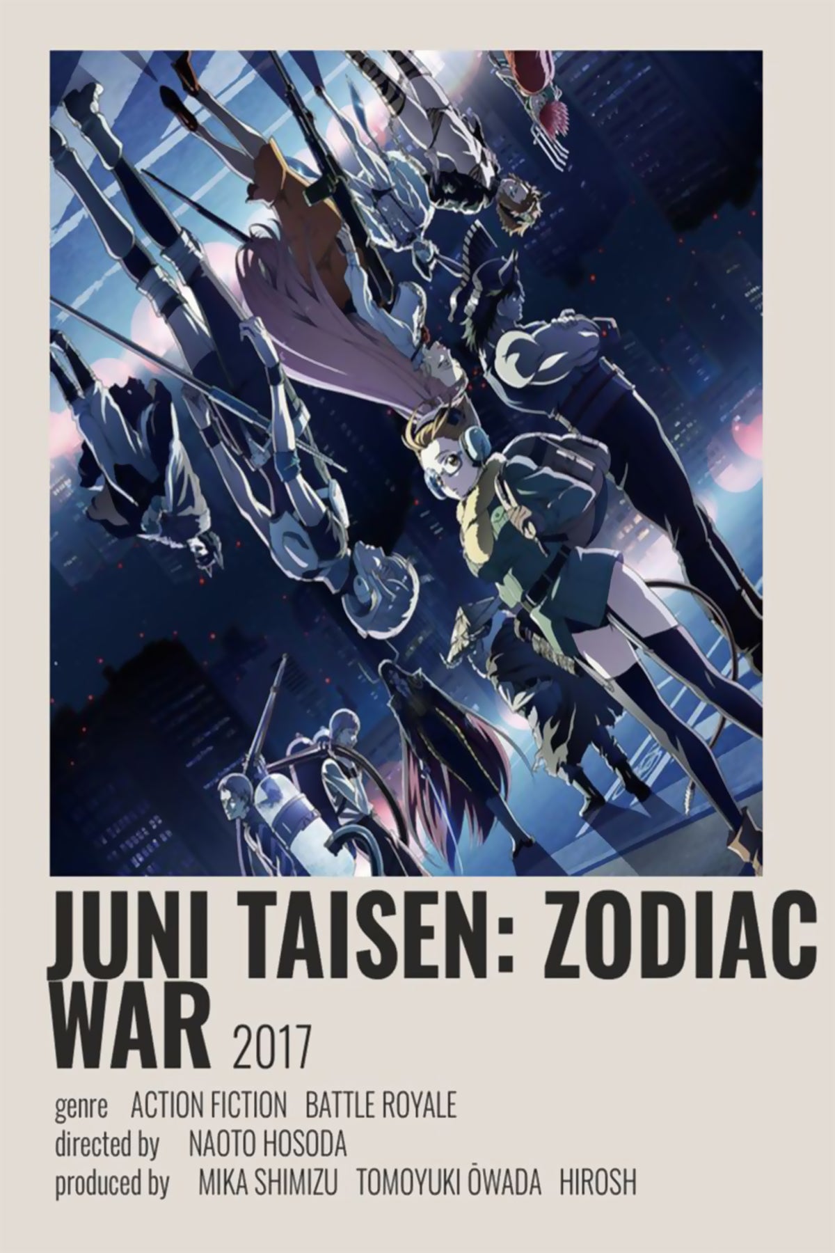 Juni Taisen: Zodiac War 11" x 17" Poster