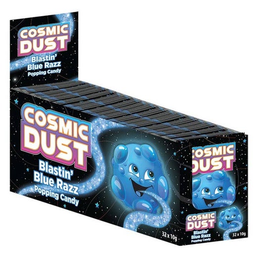 Cosmic Dust Blastin' Blue Razz Popping Candy .35oz, 32ct