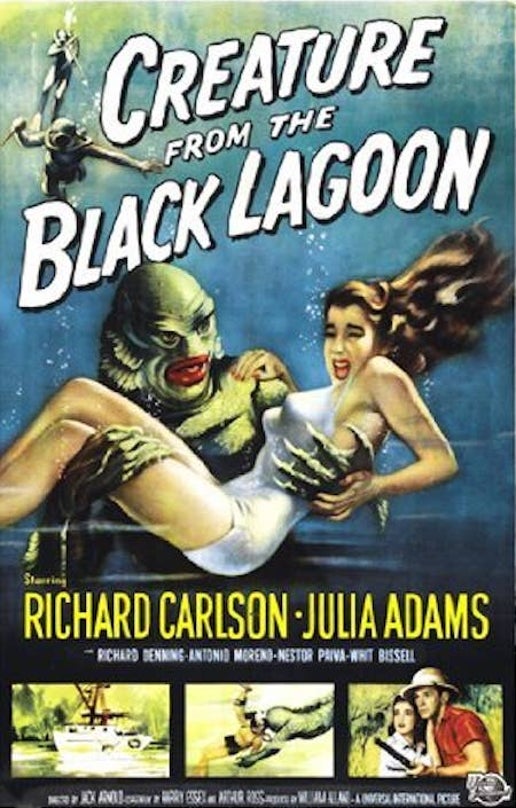 Creature From The Black Lagoon 24x36 Poster: Individually Rolled & Labeled