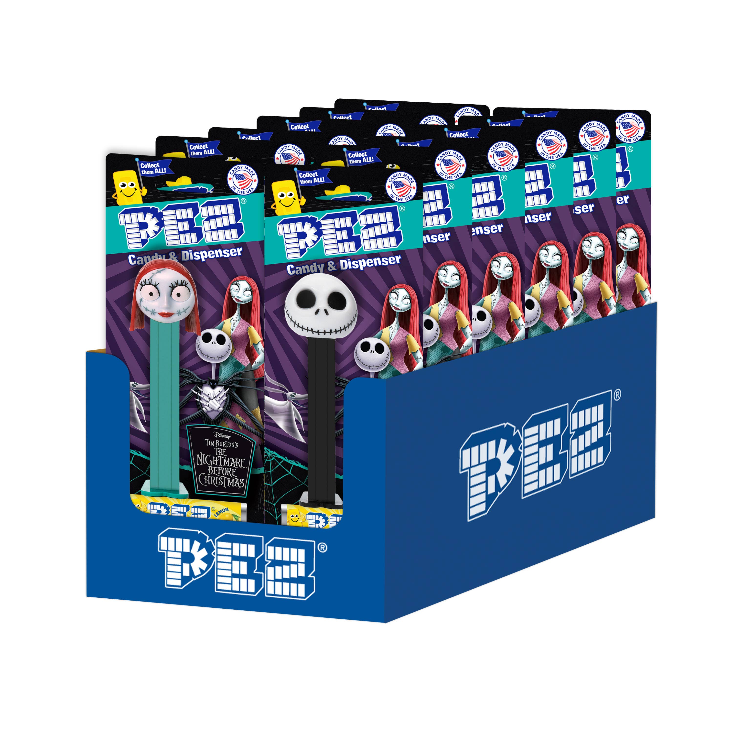 Pez Blister Card - Nightmare Before Christmas, 12ct Display