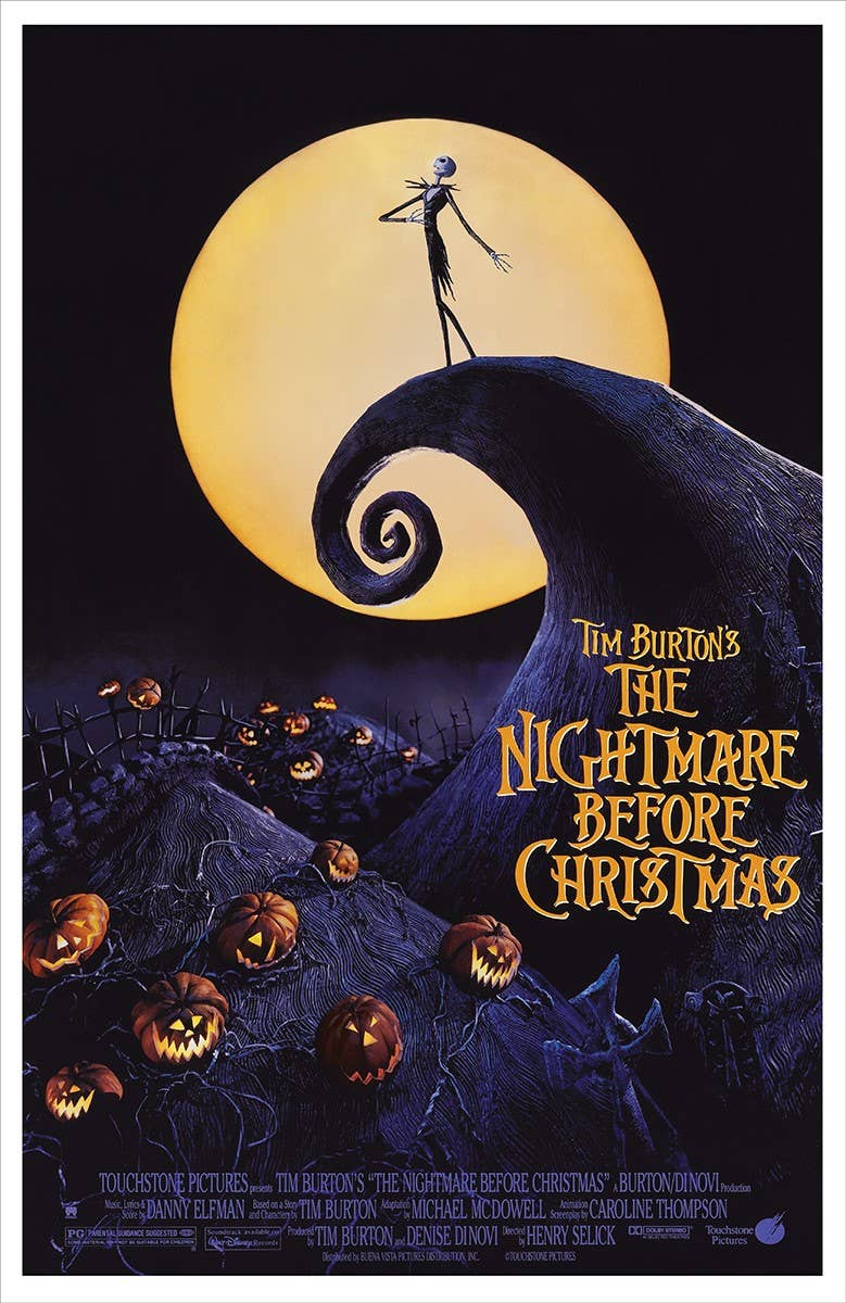 The Nightmare Before Christmas 11x17 One Sheet