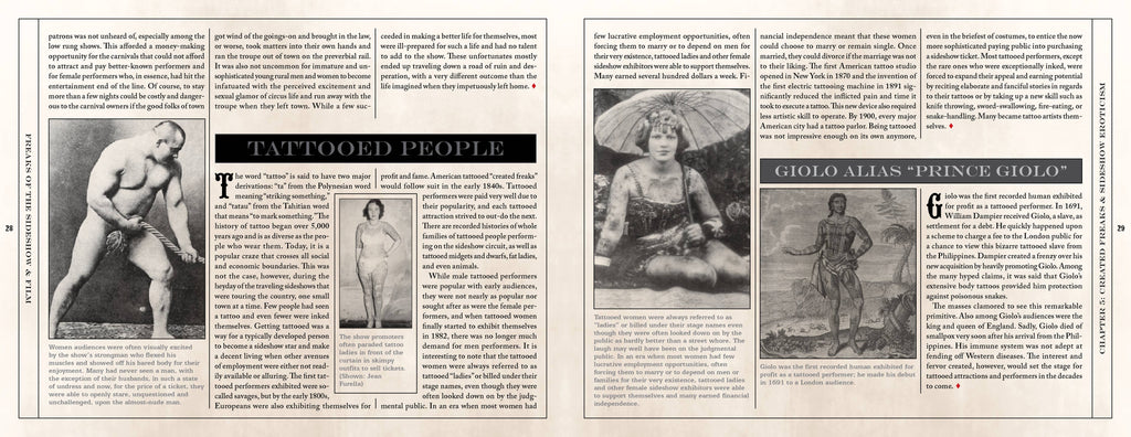Freaks of Sideshow and Film