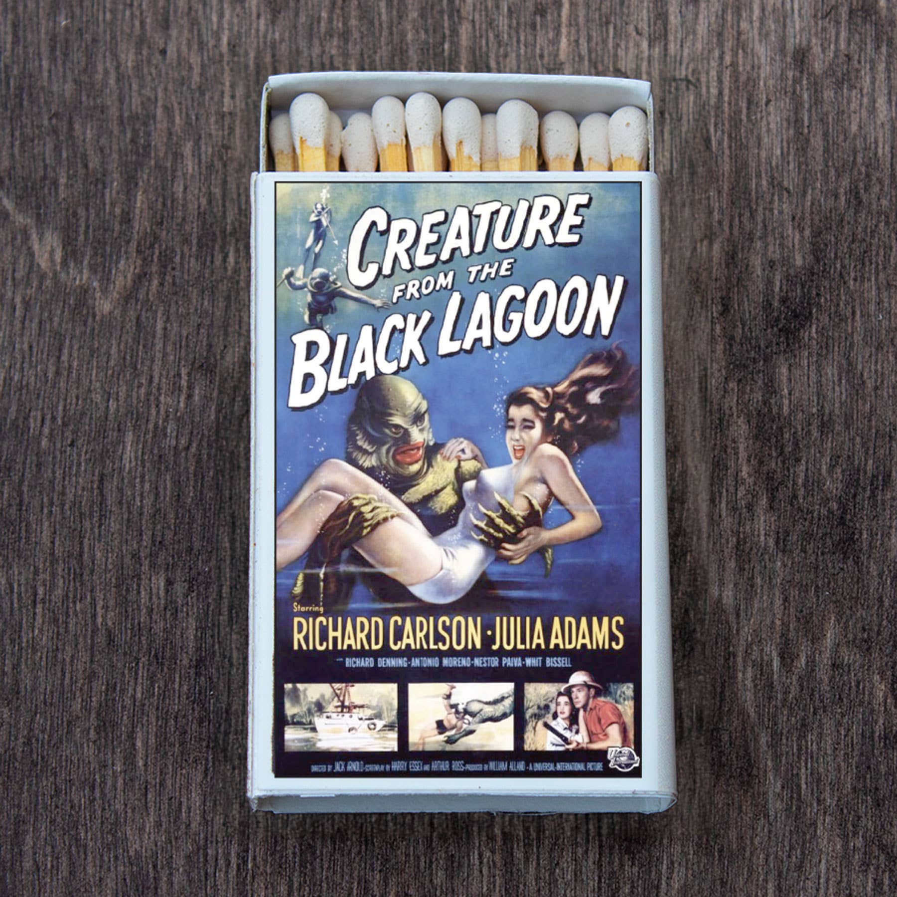 Creature From the Black Lagoon/ Monster Movie Poster Matchbox • Candle Acc • Matches