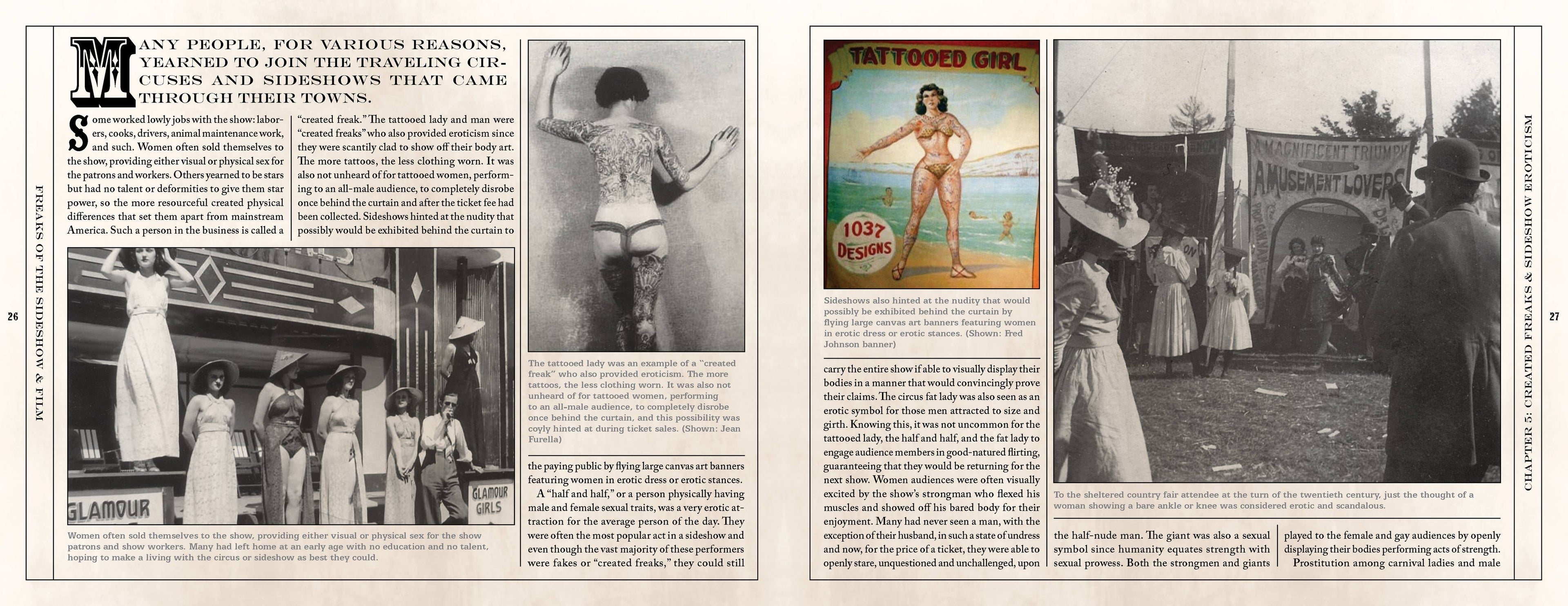 Freaks of Sideshow and Film