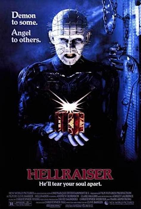 Hellraiser Original Horror Movie Poster One Sheet 24X36: Indivifually Rolled & Labeled