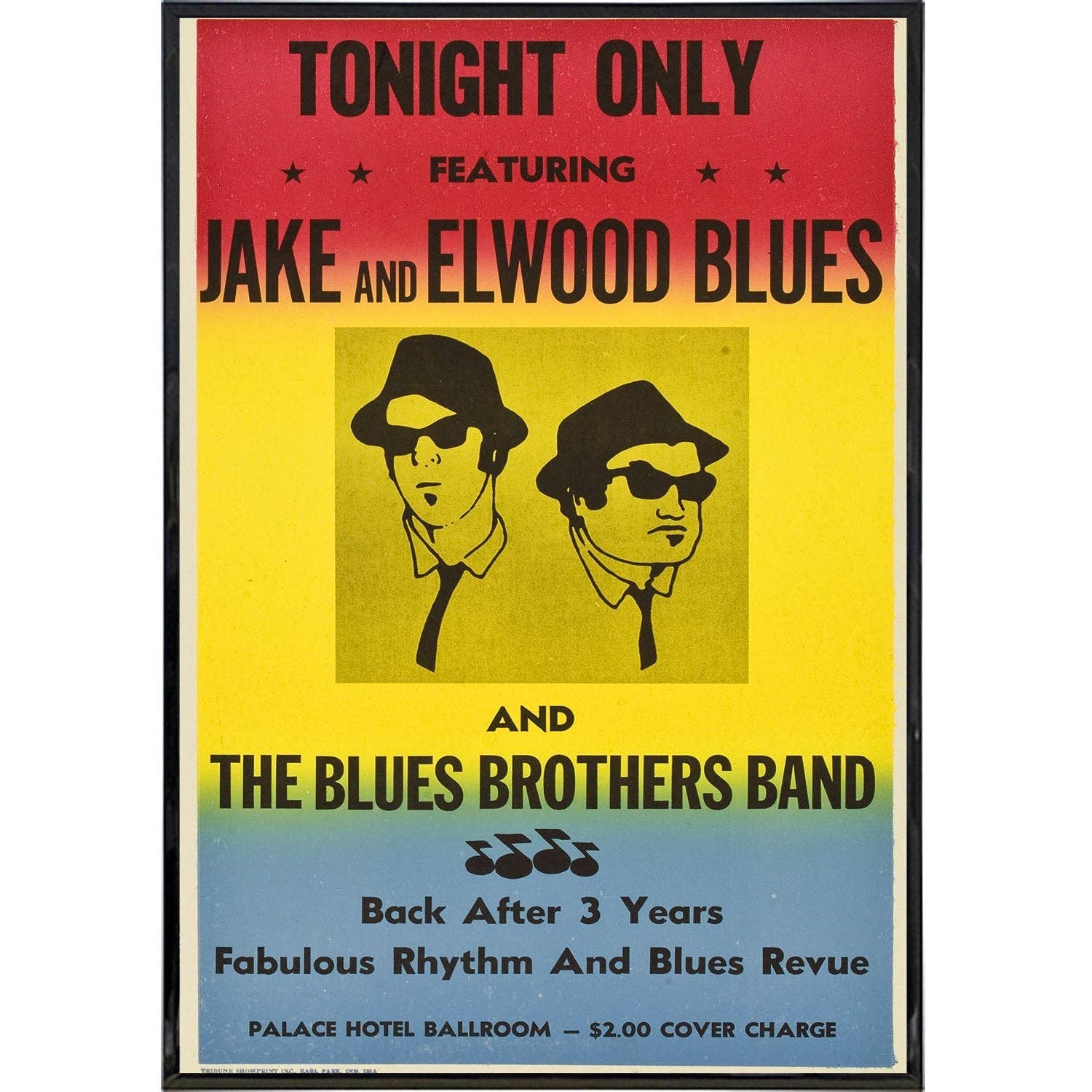 Blues Brothers Playbill Poster Print: Print Only