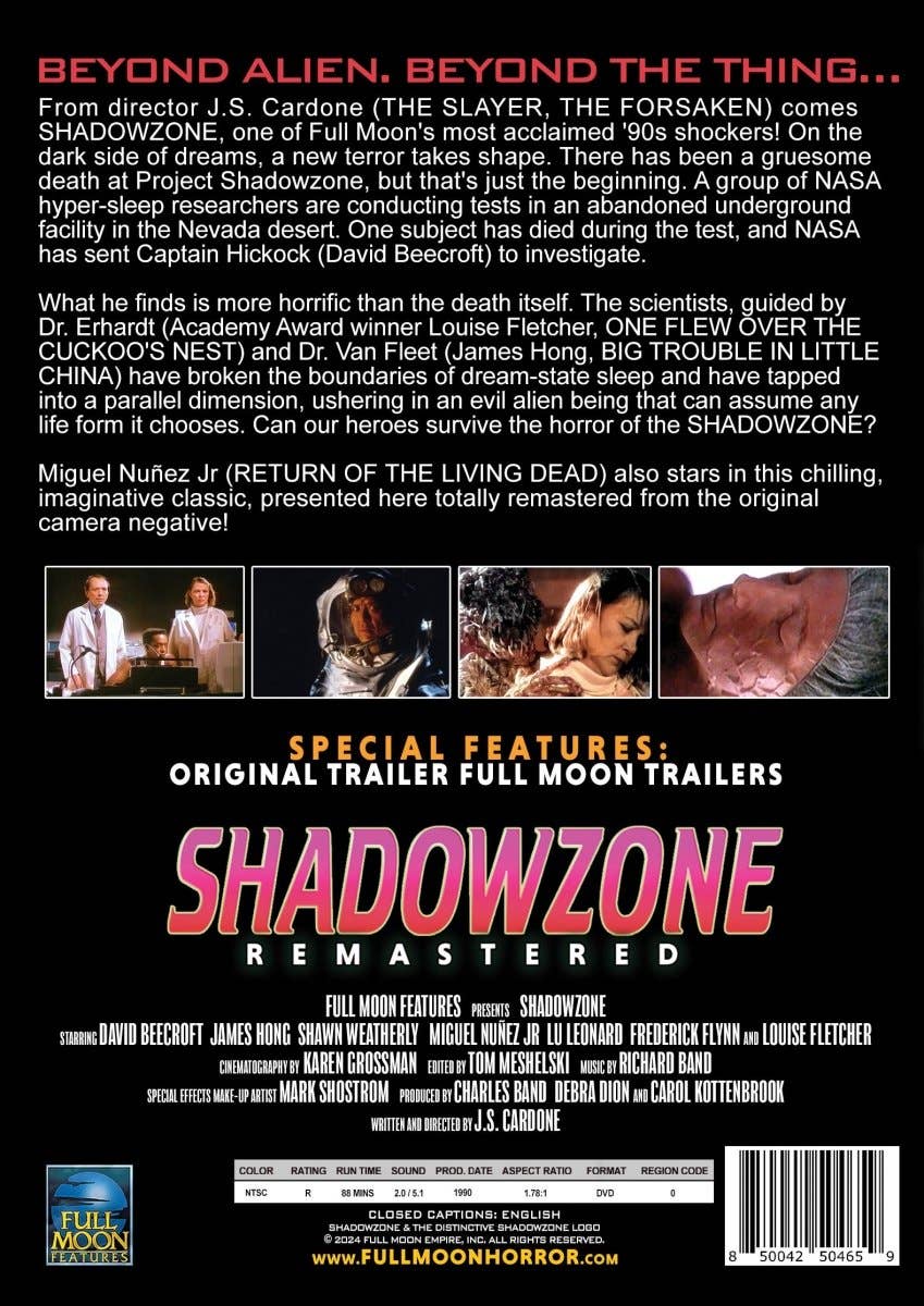 Shadowzone DVD [Remastered]