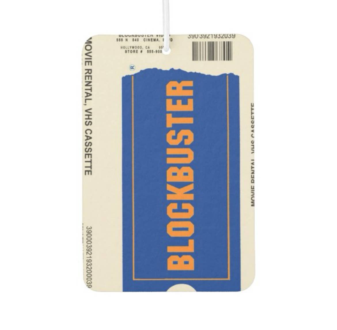 Blockbuster Car Freshener-Pineapple Scent  