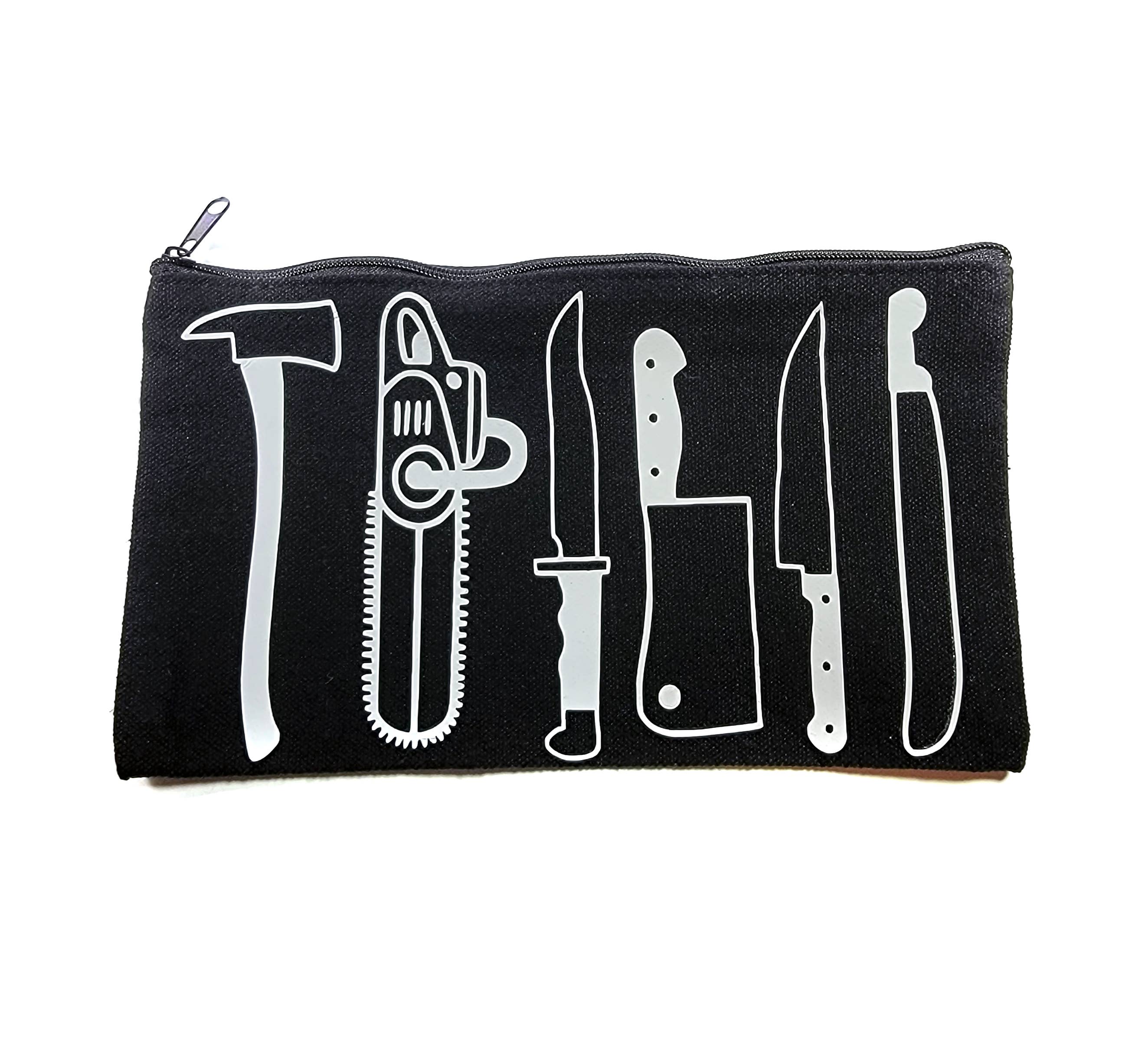 Horror Weapons Zippered Pouch Makeup Bag Pencil Case