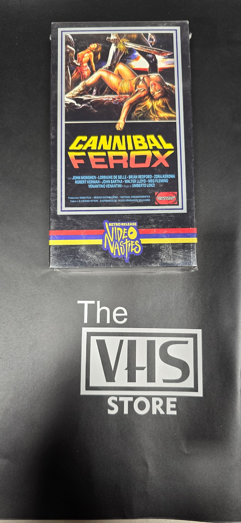 Cannibal Ferox Retro Release VHS