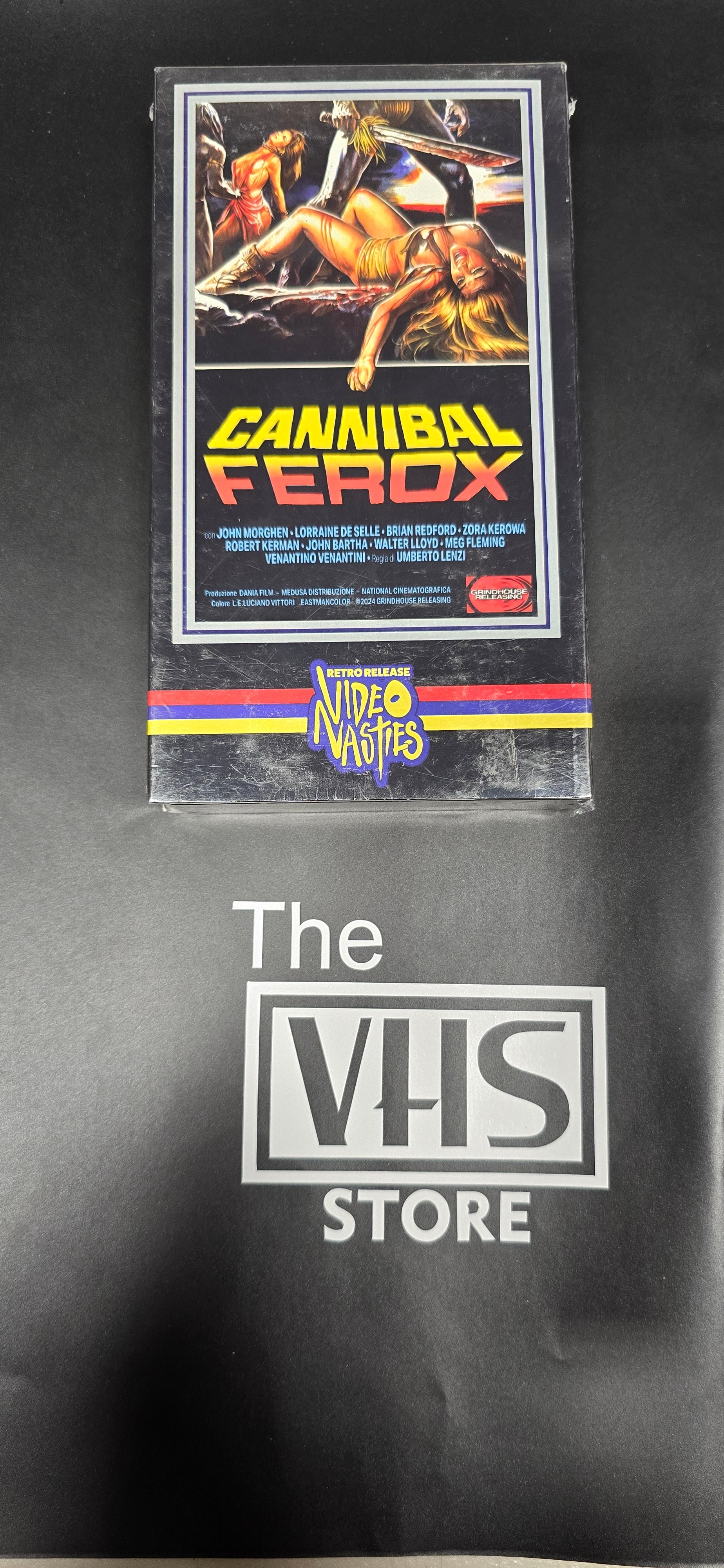 Cannibal Ferox Retro Release VHS