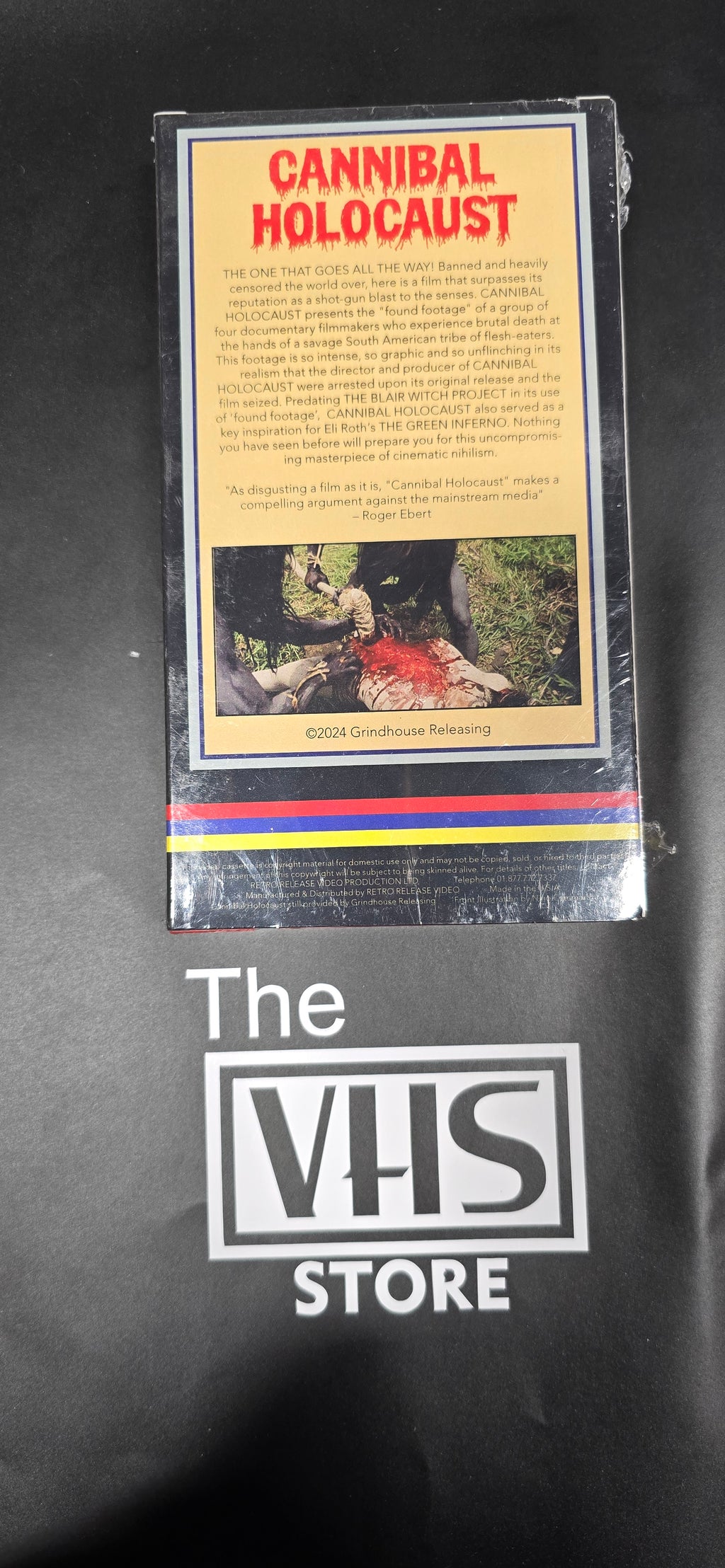 Cannibal Holocaust Retro Release VHS