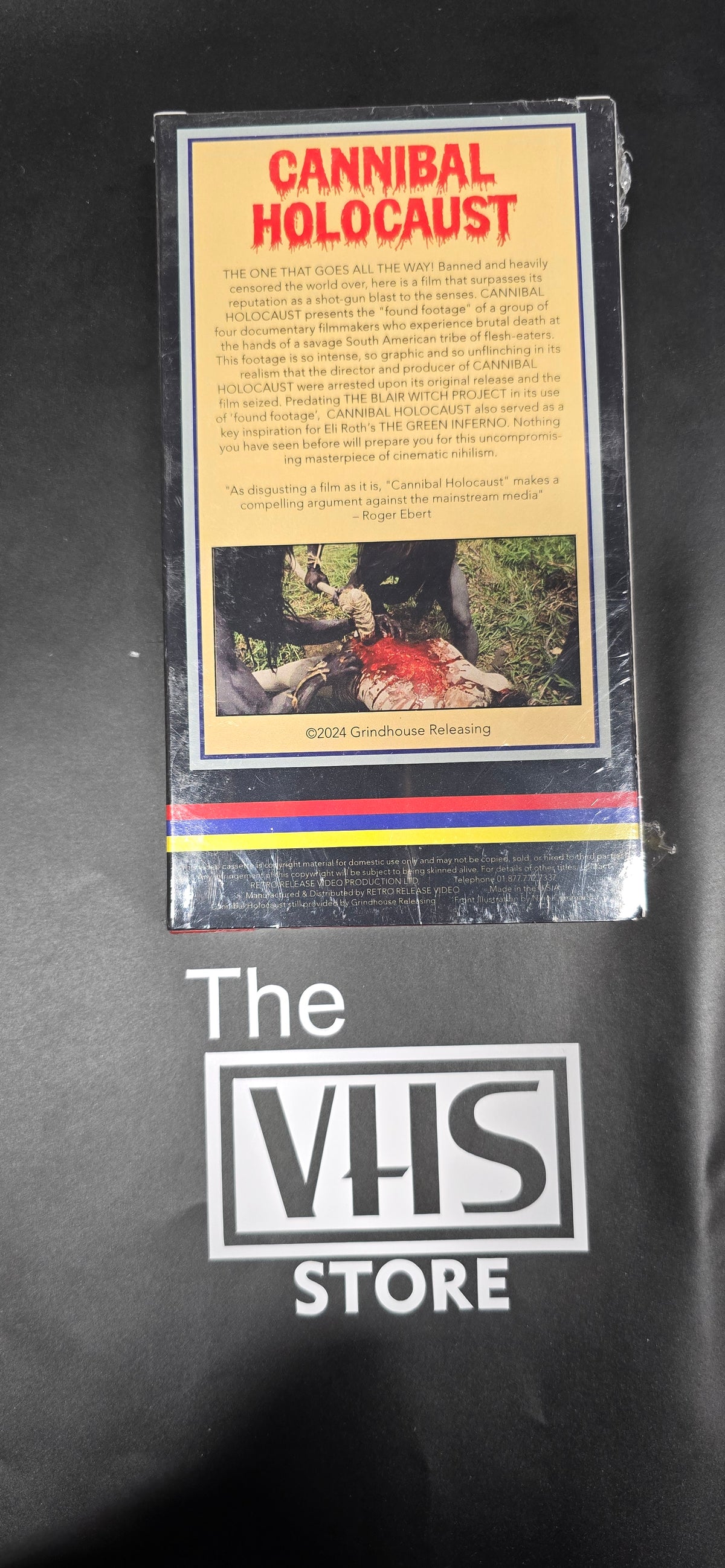 Cannibal Holocaust Retro Release VHS