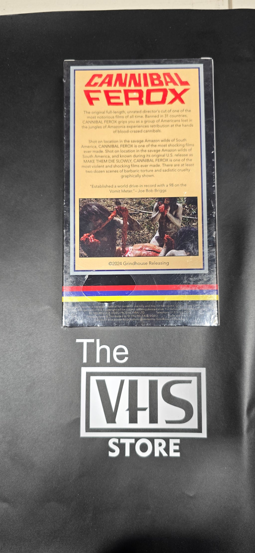 Cannibal Ferox Retro Release VHS