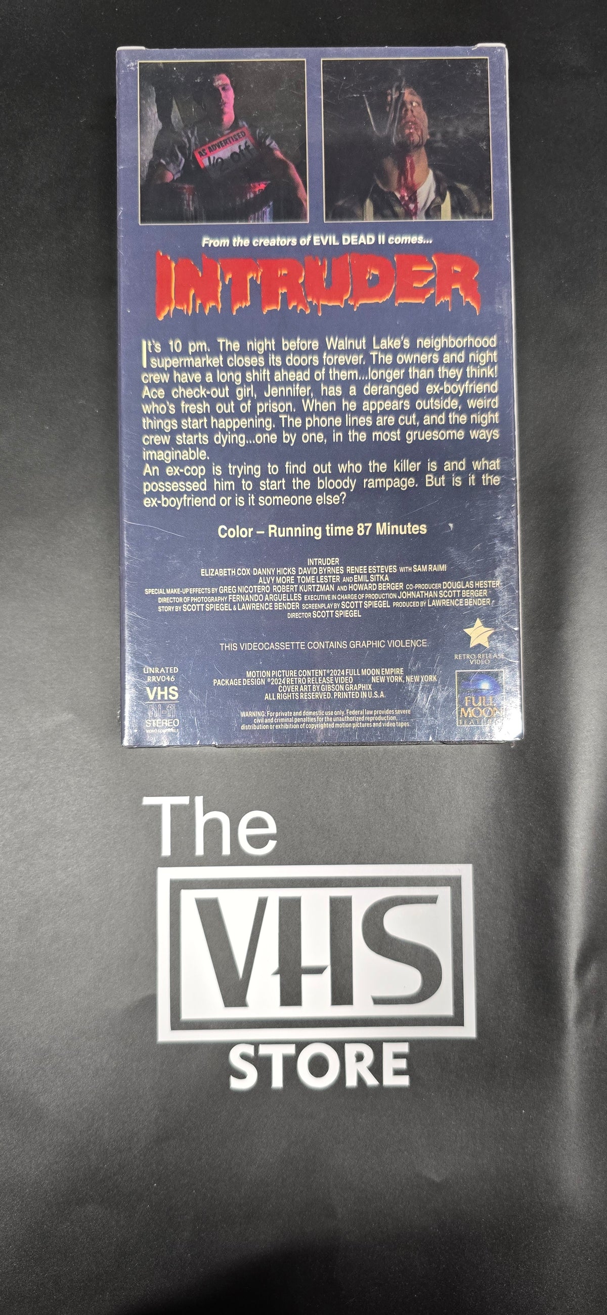 Intruder Retro Release VHS
